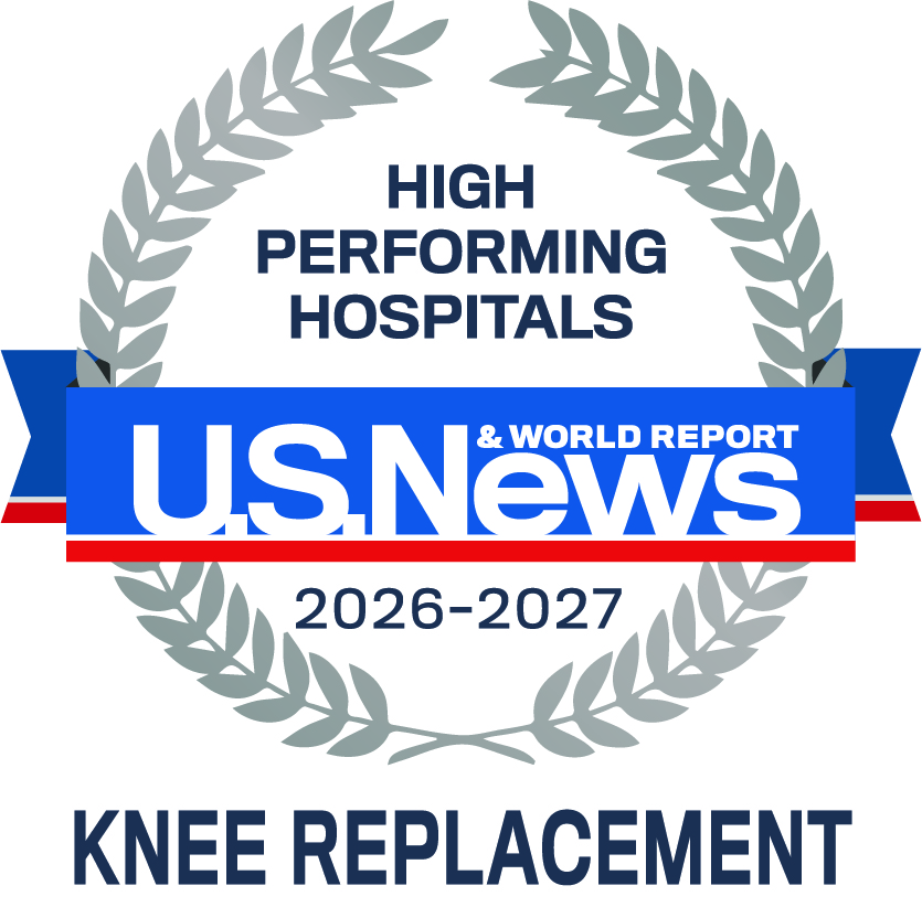 U.S. News & World Report 2026-2027 Knee Replacement Emblem