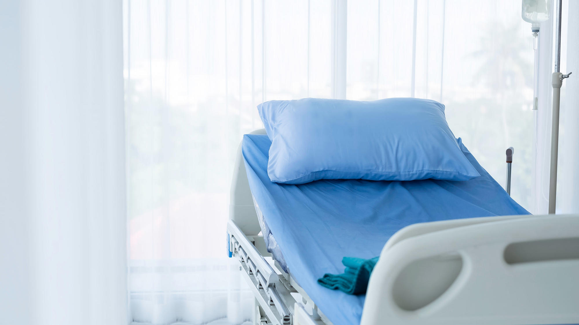 empty hospital bed