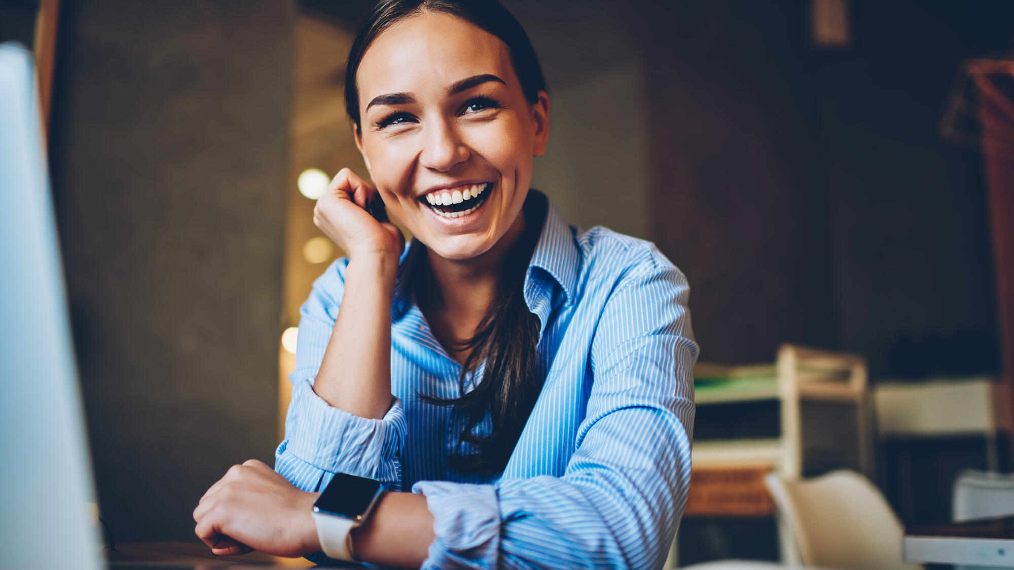 Happy woman