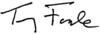 Terry Forde Signature